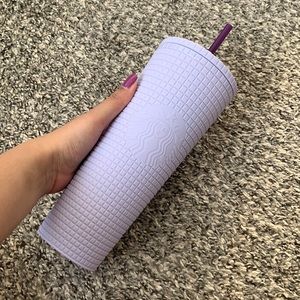 Lavender Starbucks Cup w/ Straw